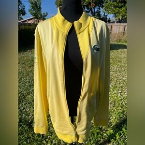 Lacoste Women's Vibrant Yellow Bomber Jacket